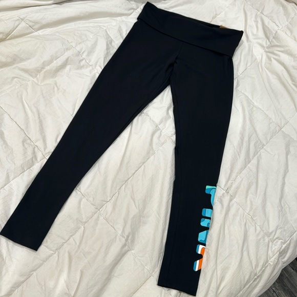 💕VS Pink COTTON FOLDOVER LEGGINGS IN FULL LENGTH - Picture 6 of 12